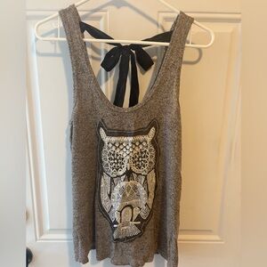 Women’s Poetry Owl Tank